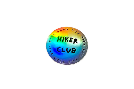 Hiker Club Sticker